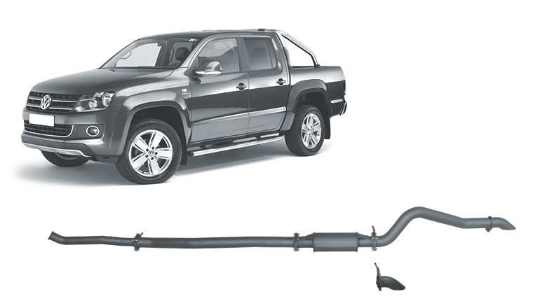 Redback Extreme Duty Exhaust for Volkswagen Amarok 2.0L Bi-Turbo (07/2012 - on) image