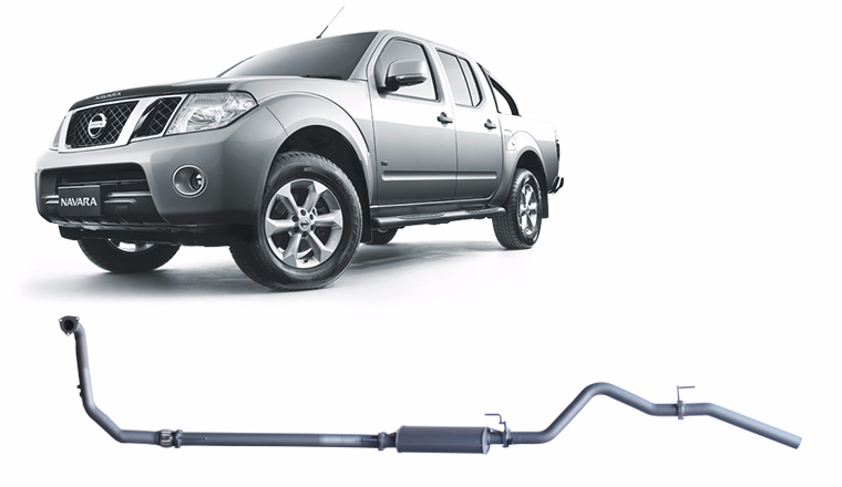 Redback Extreme Duty Exhaust for Nissan Navara D40 3.0L V6 (01/2011 - 07/2015) image