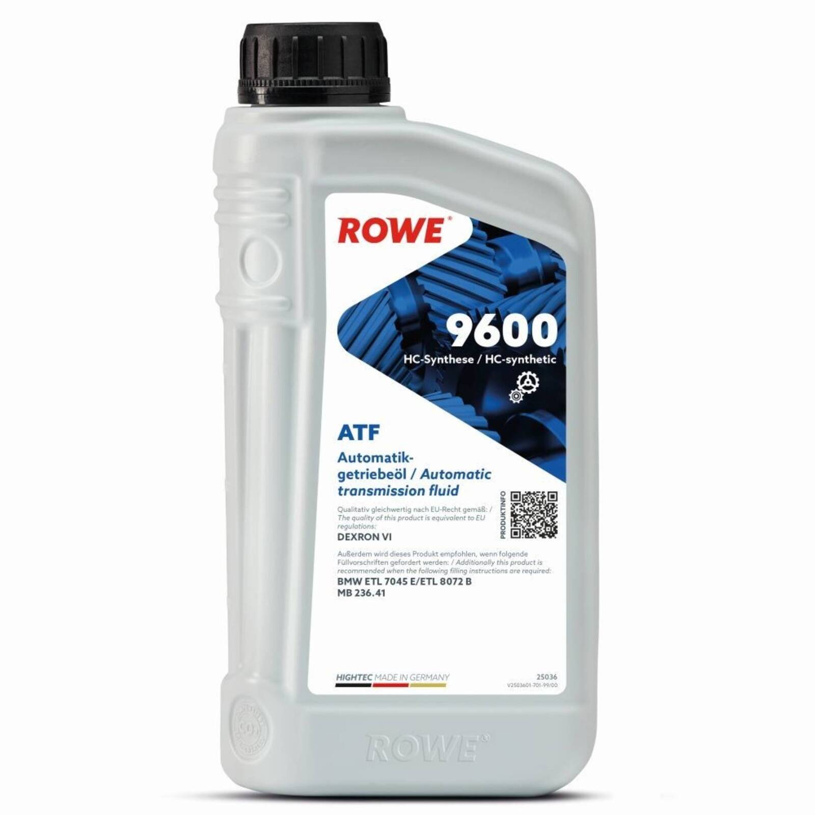 ROWE Hightec 1 Litre ATF 9600 Transmission Oil - 25036-0010-99 image