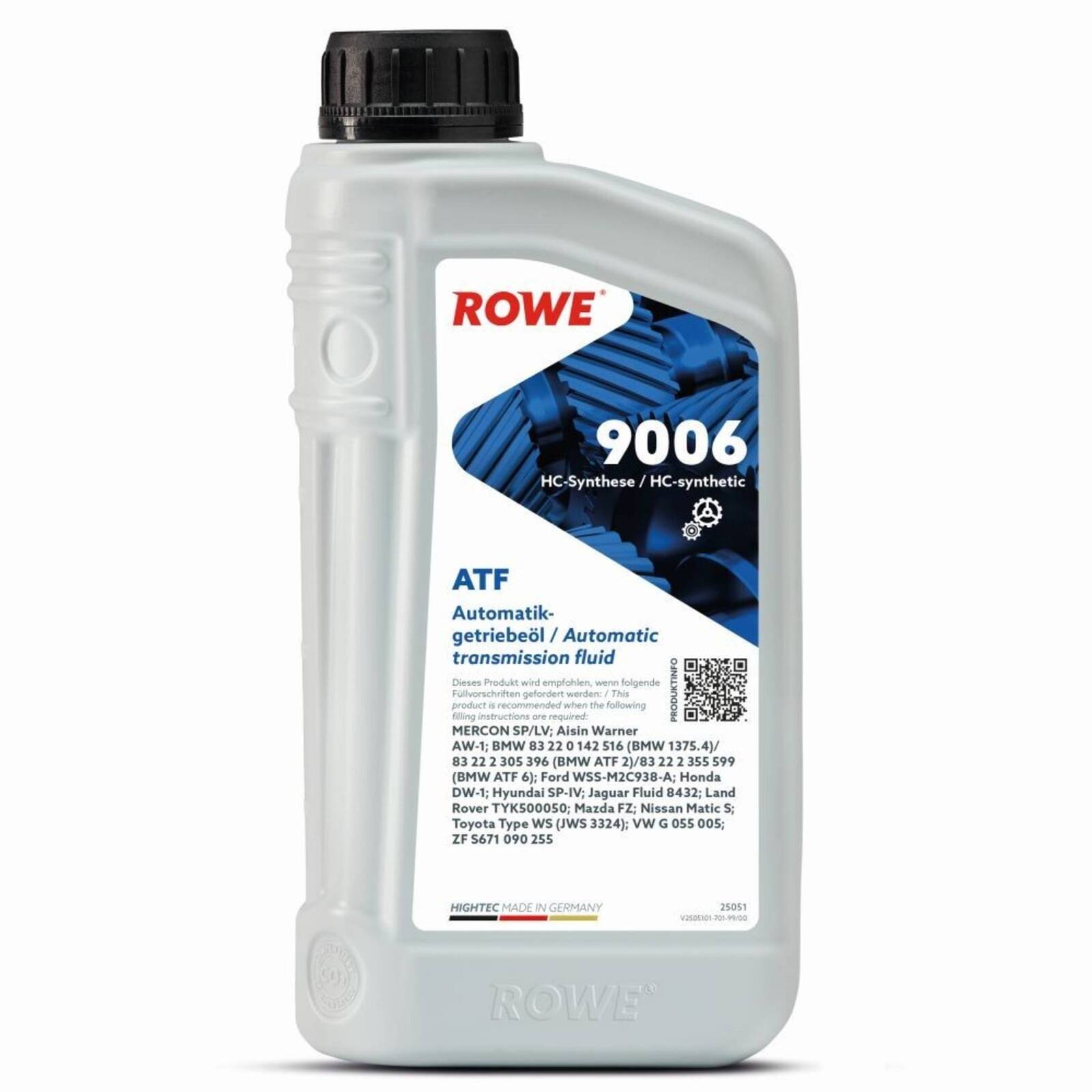 ROWE Hightec 1 Litre ATF 9006 Transmission Oil - 25051-0010-99 image