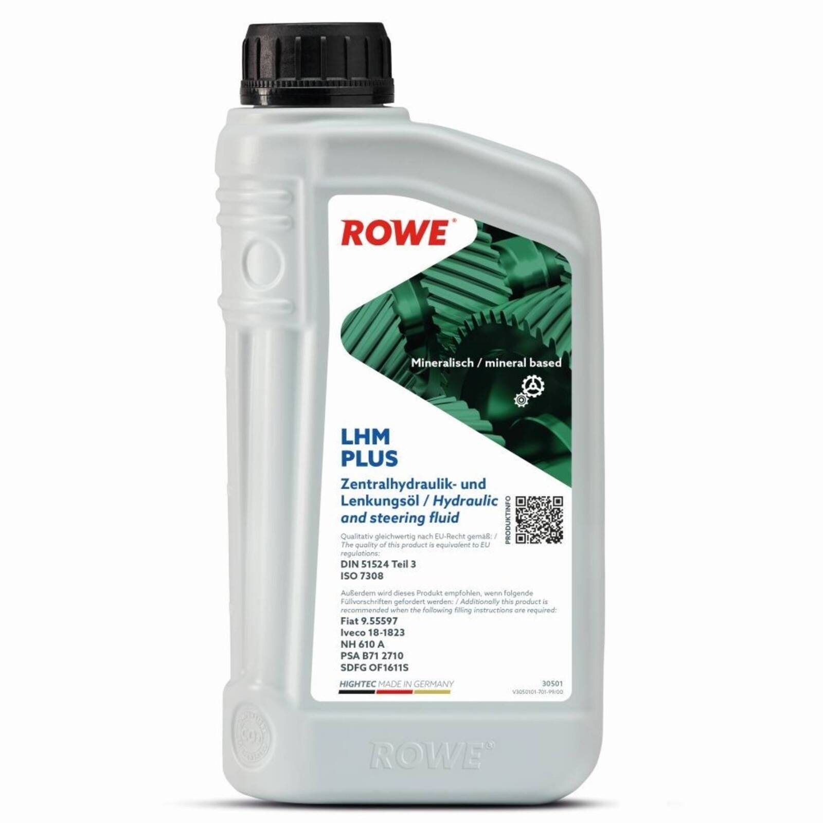 ROWE Hightec 1 Litre LHM PLUS Power Steering Fluid - 30501-0010-99 image