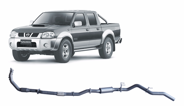 Redback Extreme Duty Exhaust for Nissan Navara D22 2.5L (01/2008 - 10/2015) image