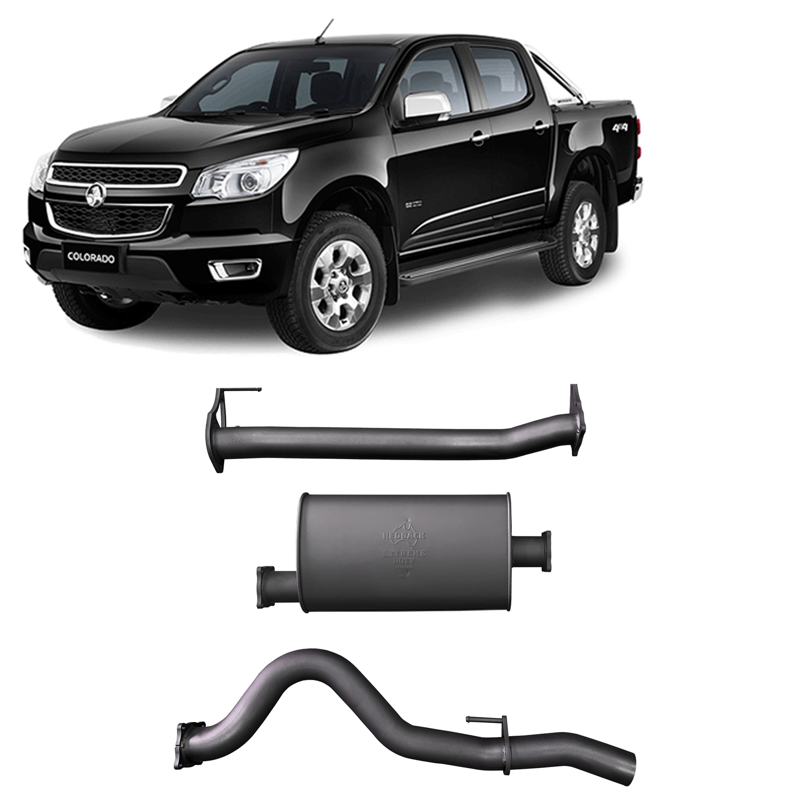 Redback Extreme Duty Exhaust for Holden Colorado RG 2.8L (09/2016 - on) image