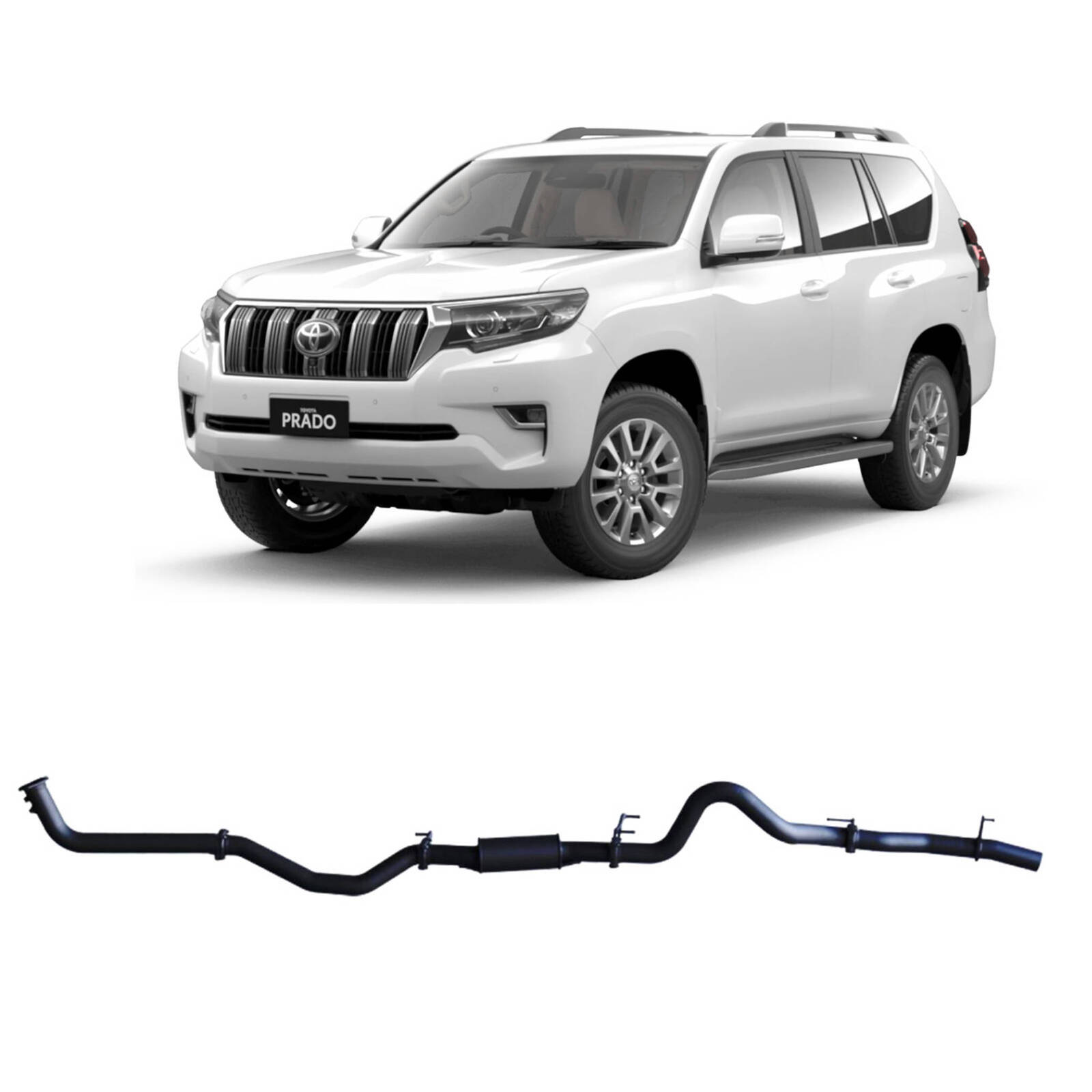 Redback Extreme Duty Exhaust for Toyota Prado 150 Series 2.8L (08/2015 - on) image