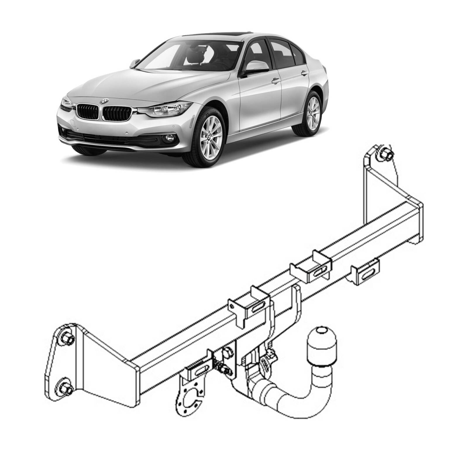 TAG Towbar for BMW 3 (11/2011 - 10/2018) image