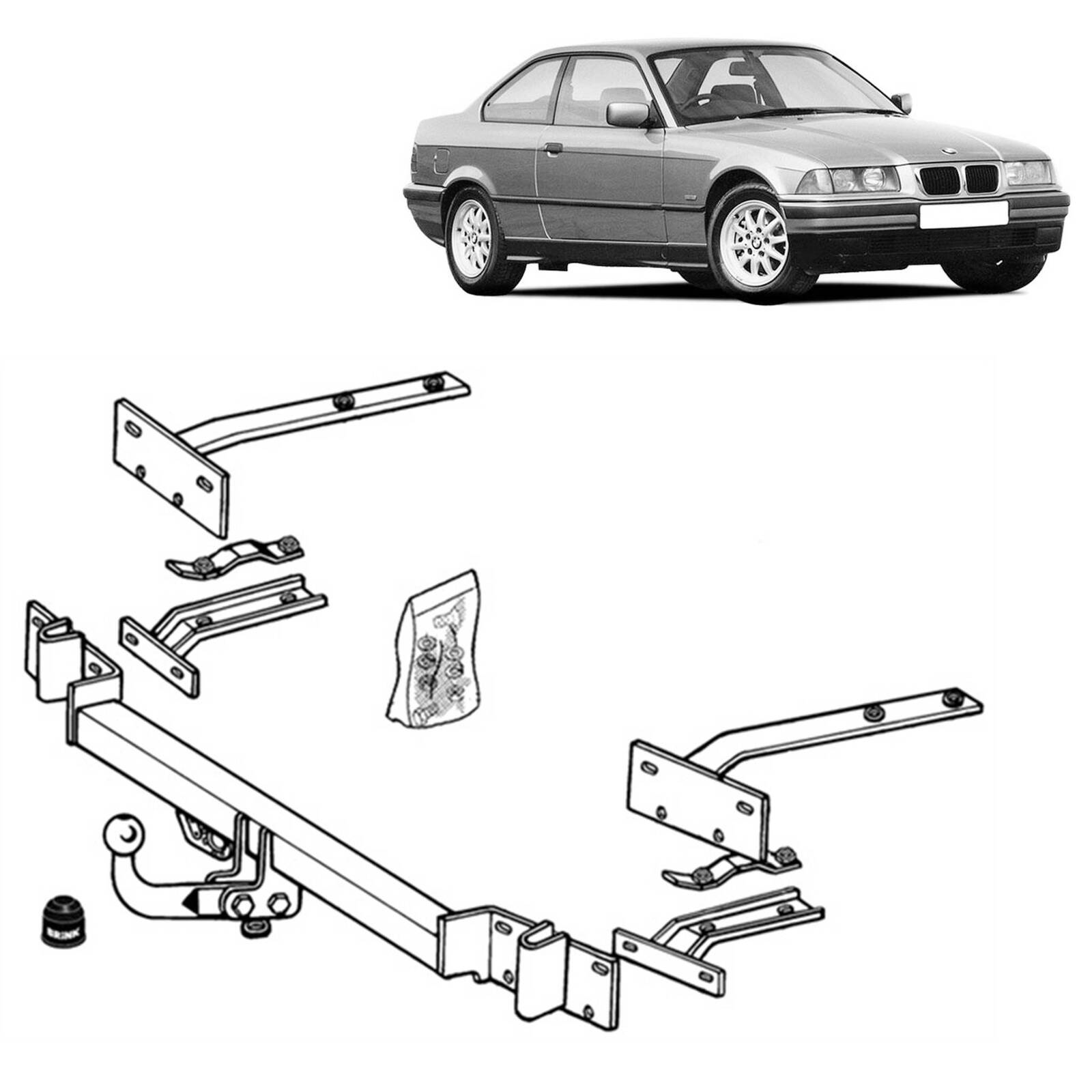 Brink Towbar for BMW 3 (01/1990 - 01/2001) image