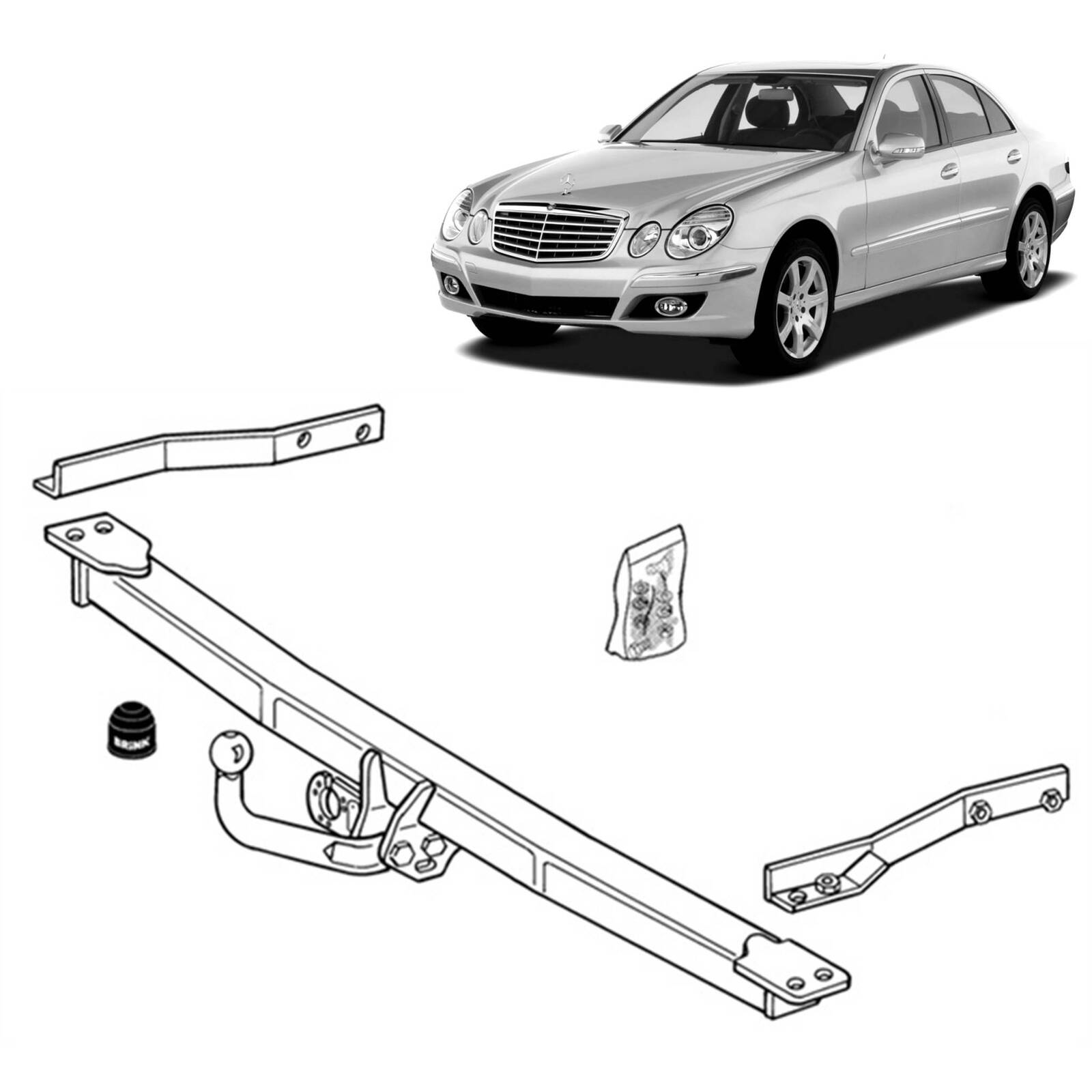 Brink Towbar for MERCEDES-BENZ E-CLASS (06/1995 - 07/2009) image