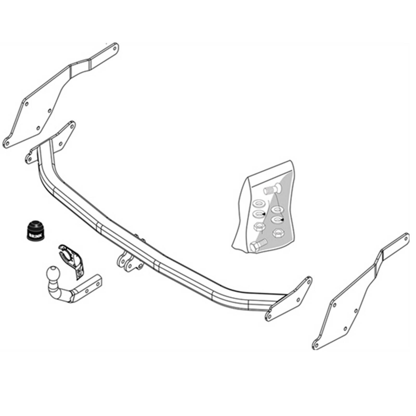 Brink Towbar for Renault Espace (11/2002 - 2008) image