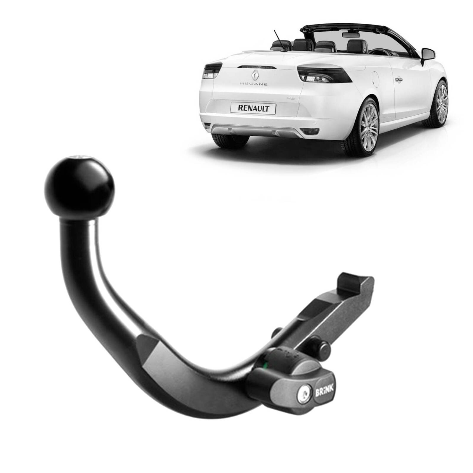 Brink Towbar for Maserati Biturbo (09/1983 - 12/1986), Renault Megane Cc (06/2010 - on) image