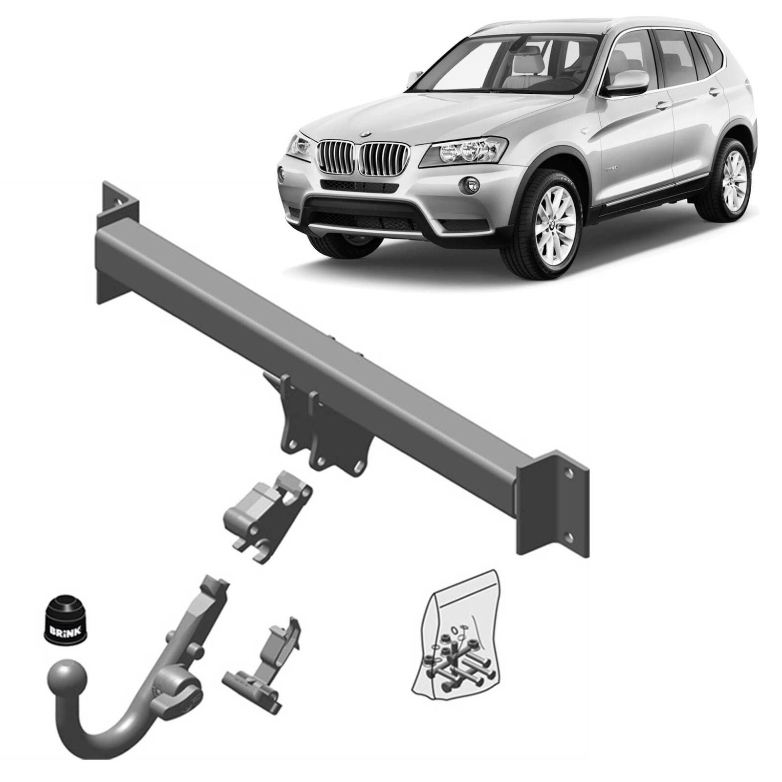 Brink Towbar for BMW X3 (01/2004 - 03/2011) image