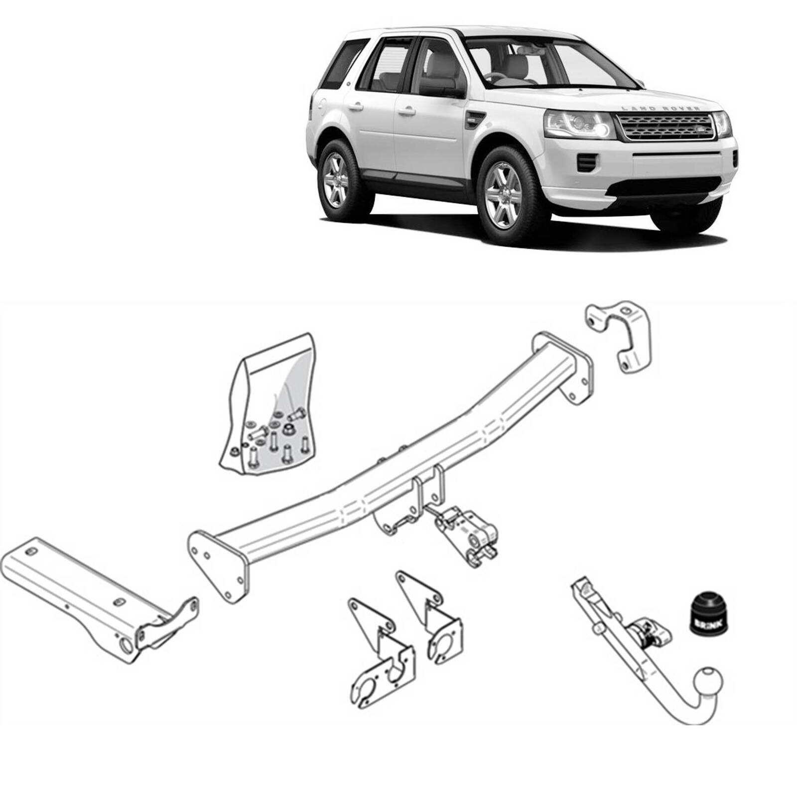 Brink Towbar for Land Rover Freelander 2 (10/2006 - 10/2014) image