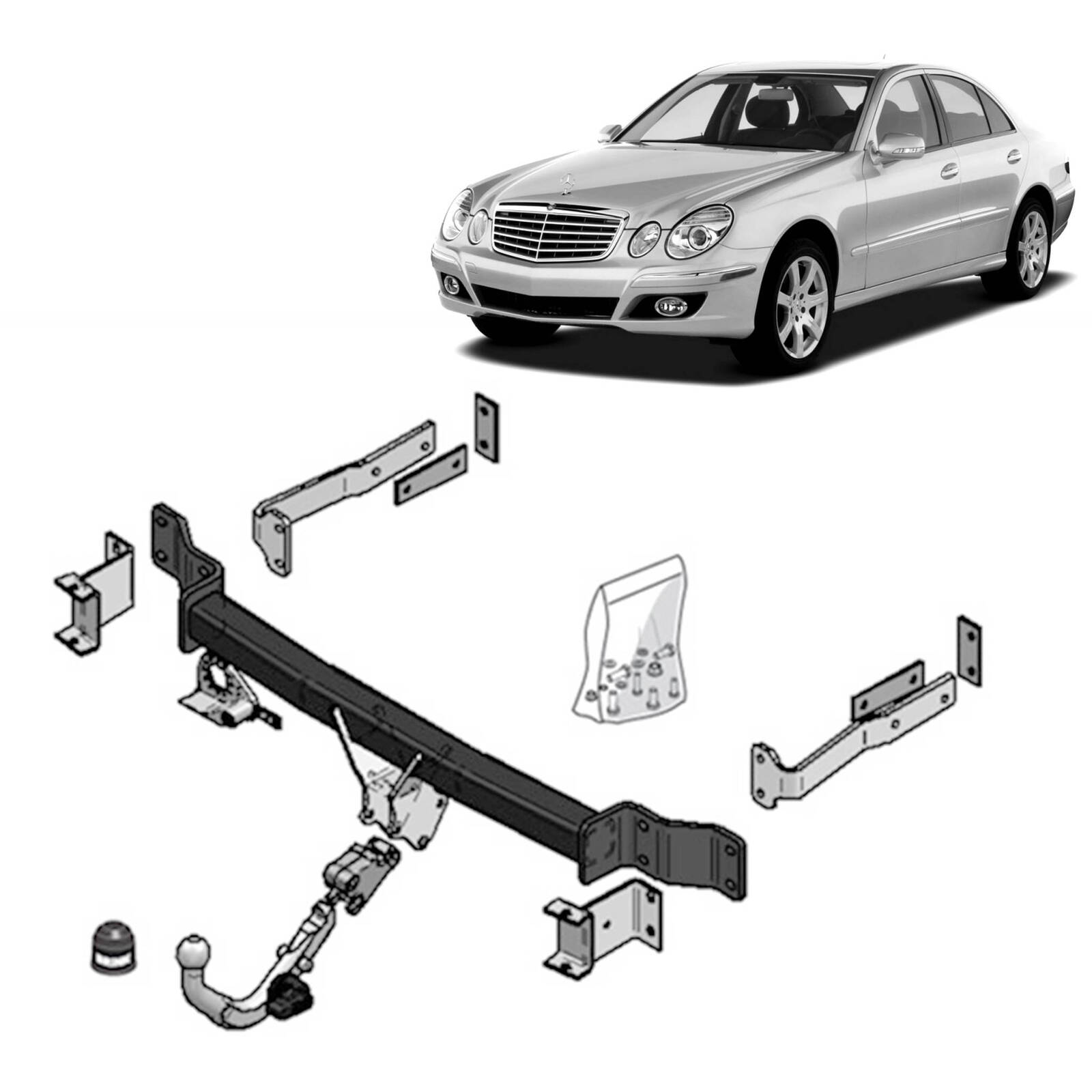 Brink Towbar for MERCEDES-BENZ E-CLASS (03/2003 - 07/2009) image