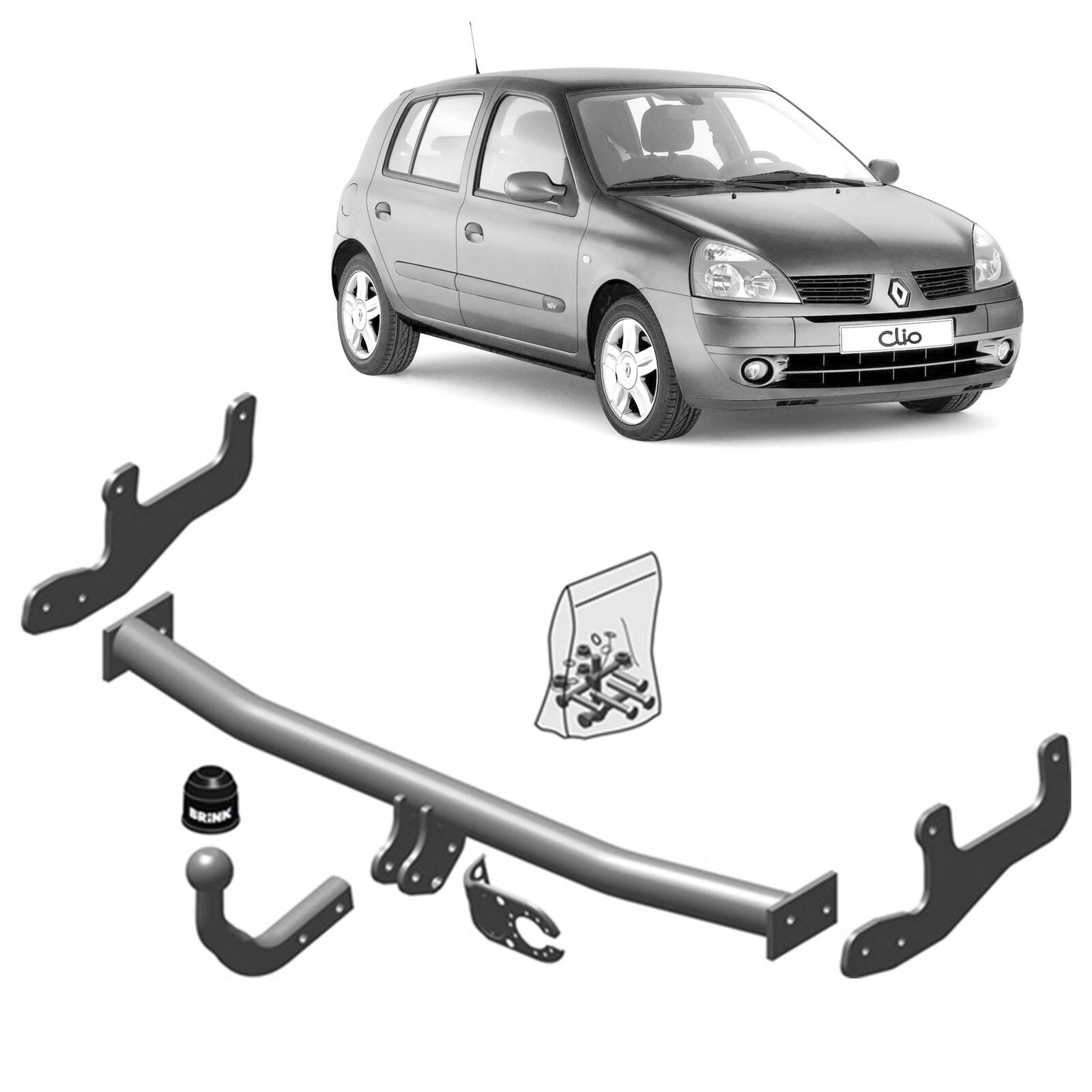 Brink Towbar for Renault Clio (06/2005 - 10/2012) image