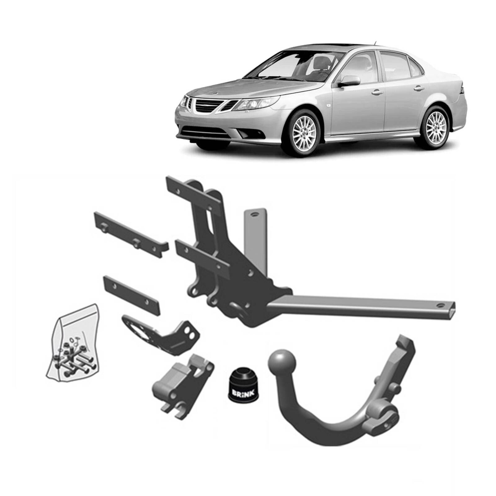 Brink Towbar for Saab 9-3 (08/2003 - 02/2015) image