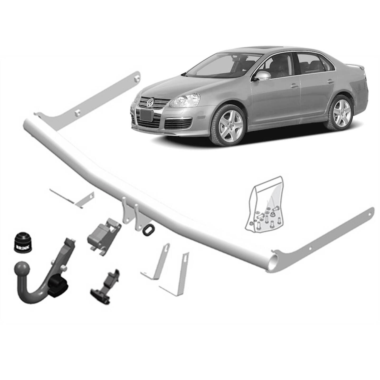 Brink Towbar for Volkswagen Jetta (08/2005 - 10/2010) image