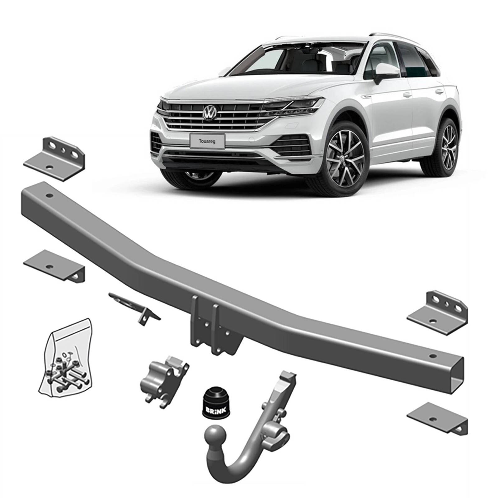 Brink Towbar for Volkswagen Touareg (01/2010 - 03/2018), Volkswagen Touareg (09/2003 - 05/2010) image