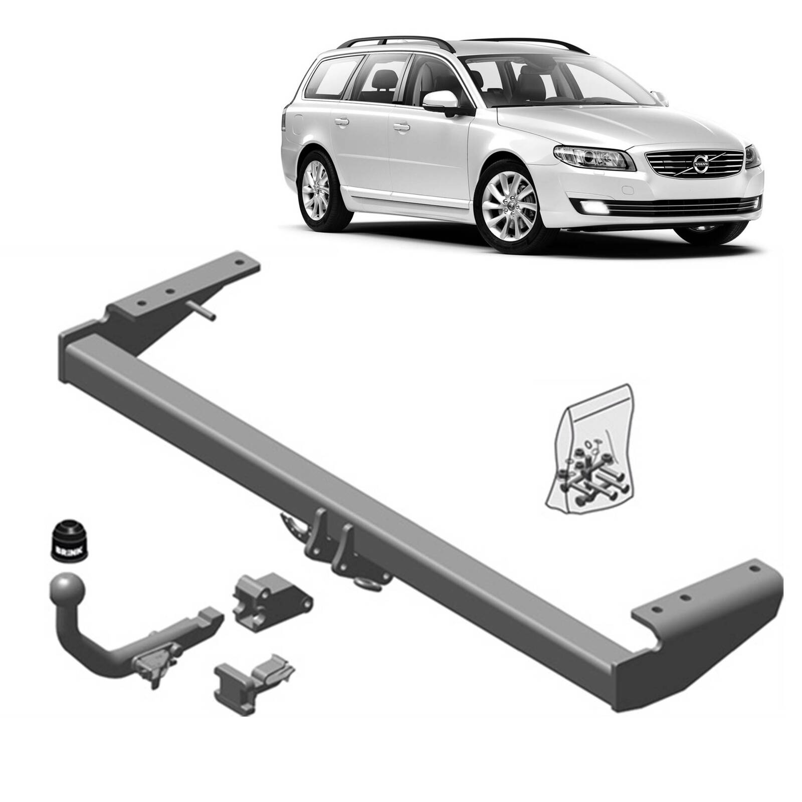 Brink Towbar for Volvo V70 (03/1999 - 12/2015) image