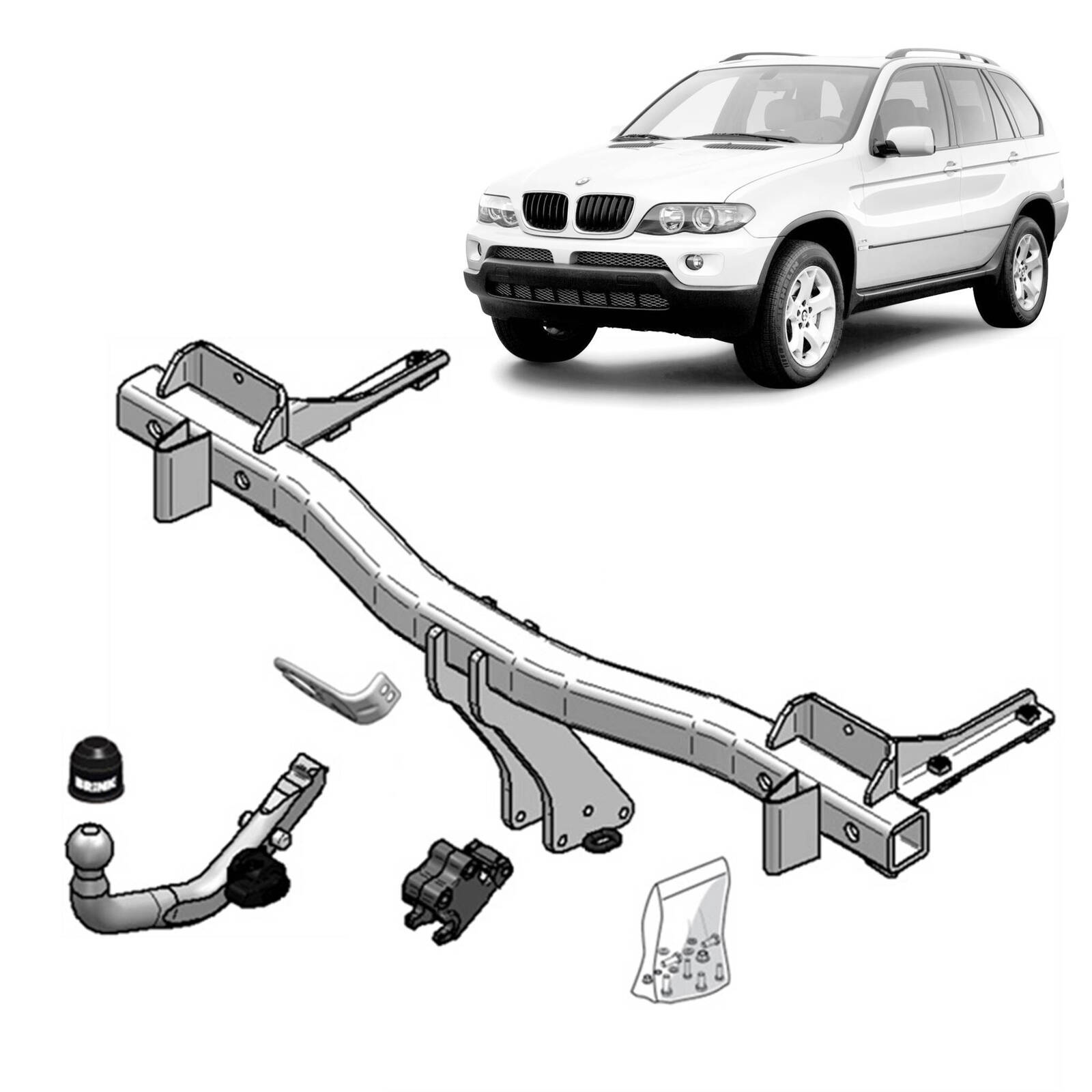 Brink Towbar for BMW X5 (04/2000 - 02/2007) image