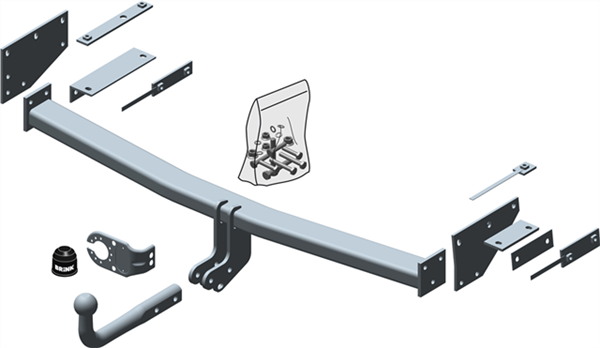 Brink Towbar for Renault Koleos (07/2008 - 02/2017) image