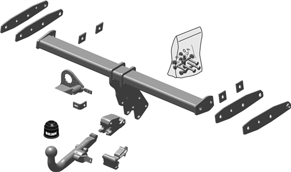 Brink Towbar for Volvo Xc60 (05/2008 - on) image