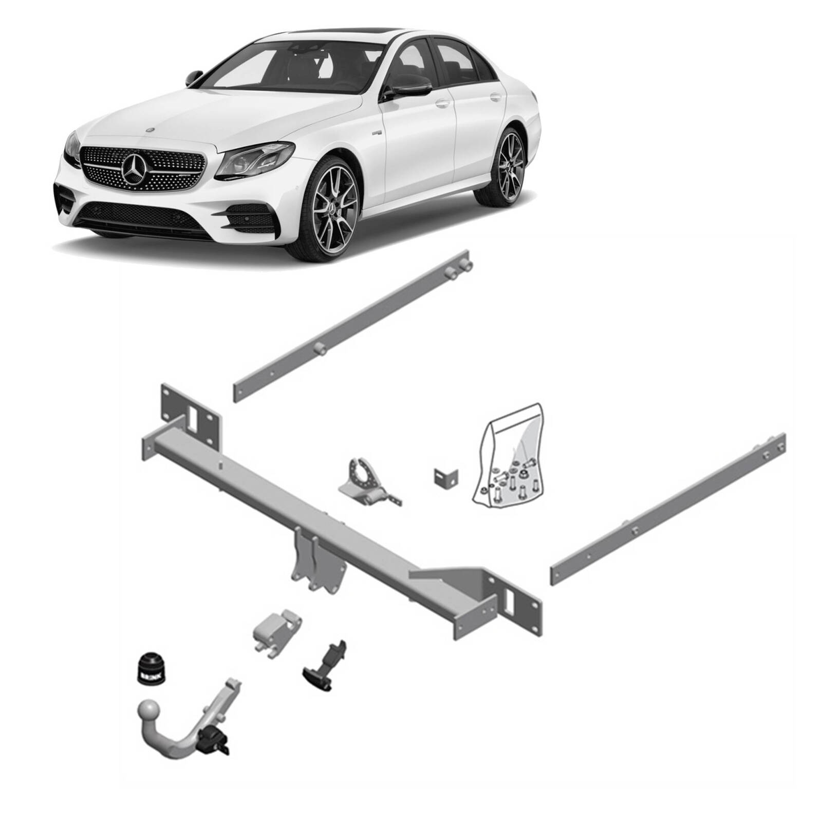 Brink Towbar for MERCEDES-BENZ E-CLASS (01/2009 - 12/2016), MERCEDES-BENZ E-CLASS (08/2009 - on) image