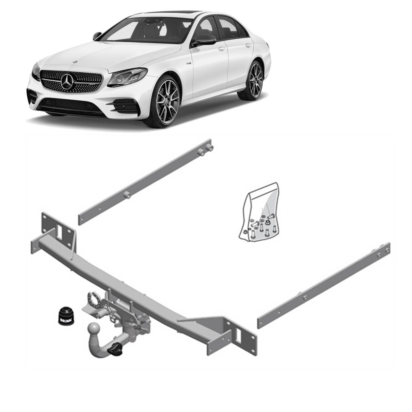 Brink Towbar for MERCEDES-BENZ E-CLASS (08/2009 - on) image