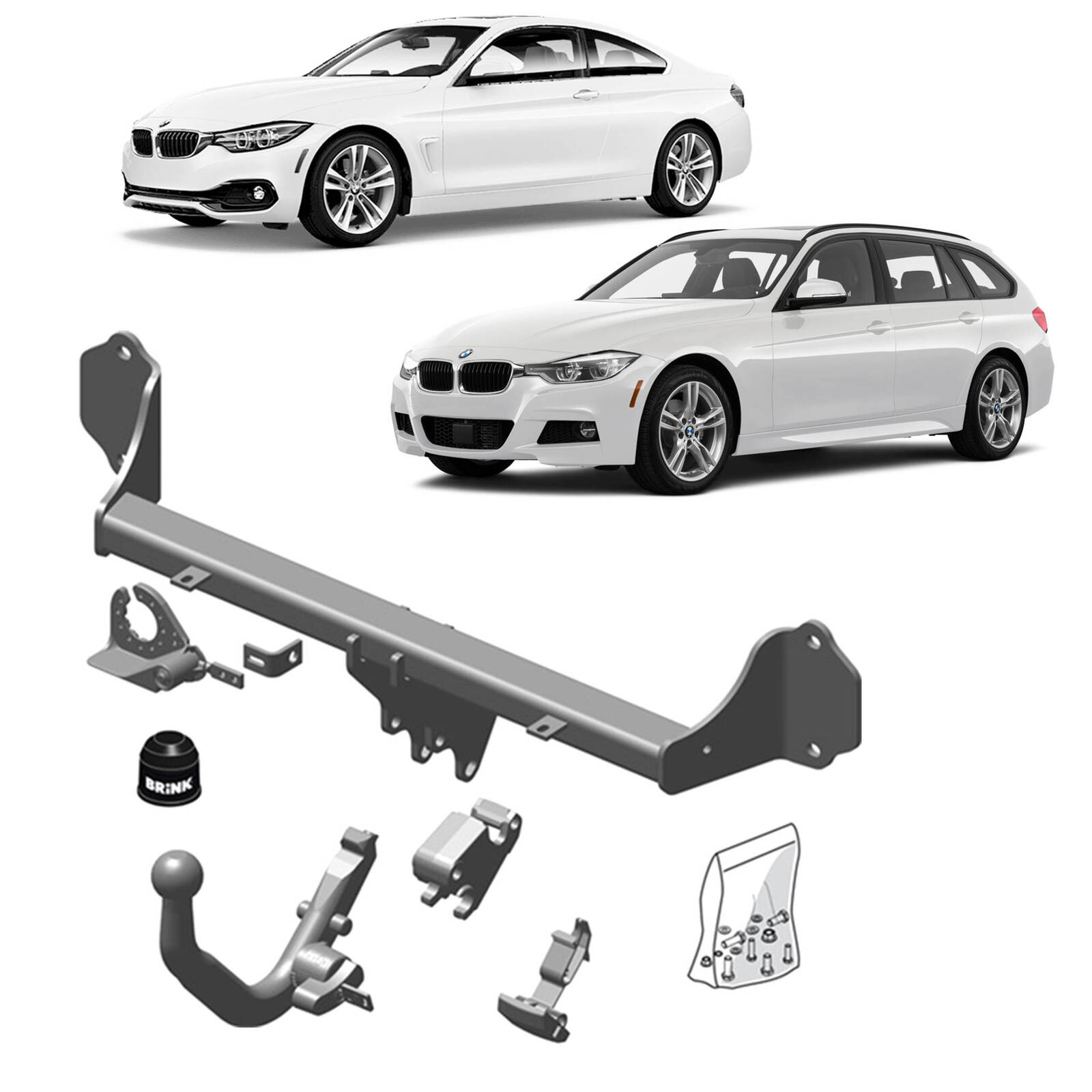 Brink Towbar for BMW 3 (11/2011 - on), BMW 4 (03/2014 - 03/2020), BMW 4 (07/2013 - 09/2020), BMW 4 (07/2013 - 05/2020), BMW 3 (07/2012 - 06/2019) image