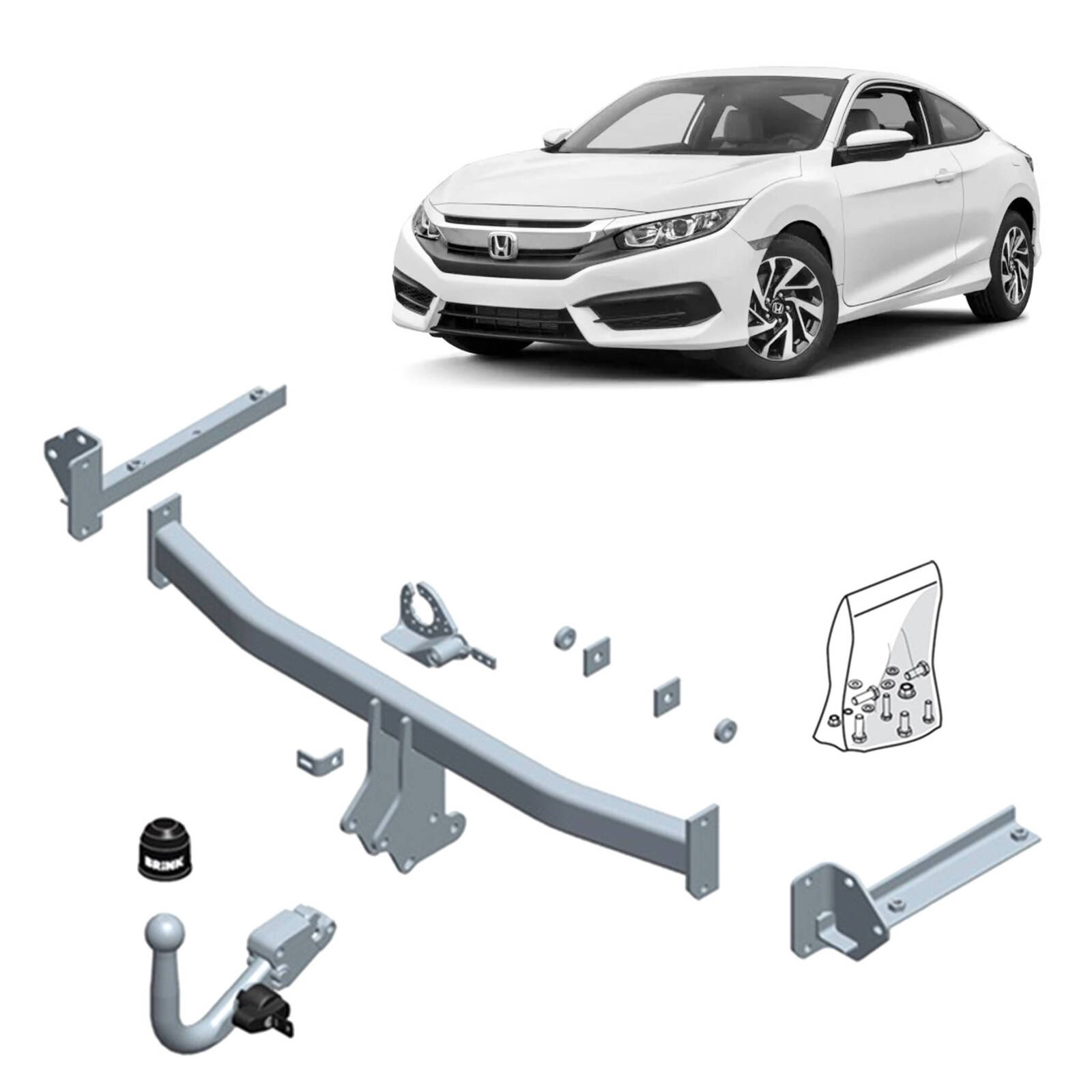 Brink Towbar for Honda Civic (02/2012 - 02/2017) image