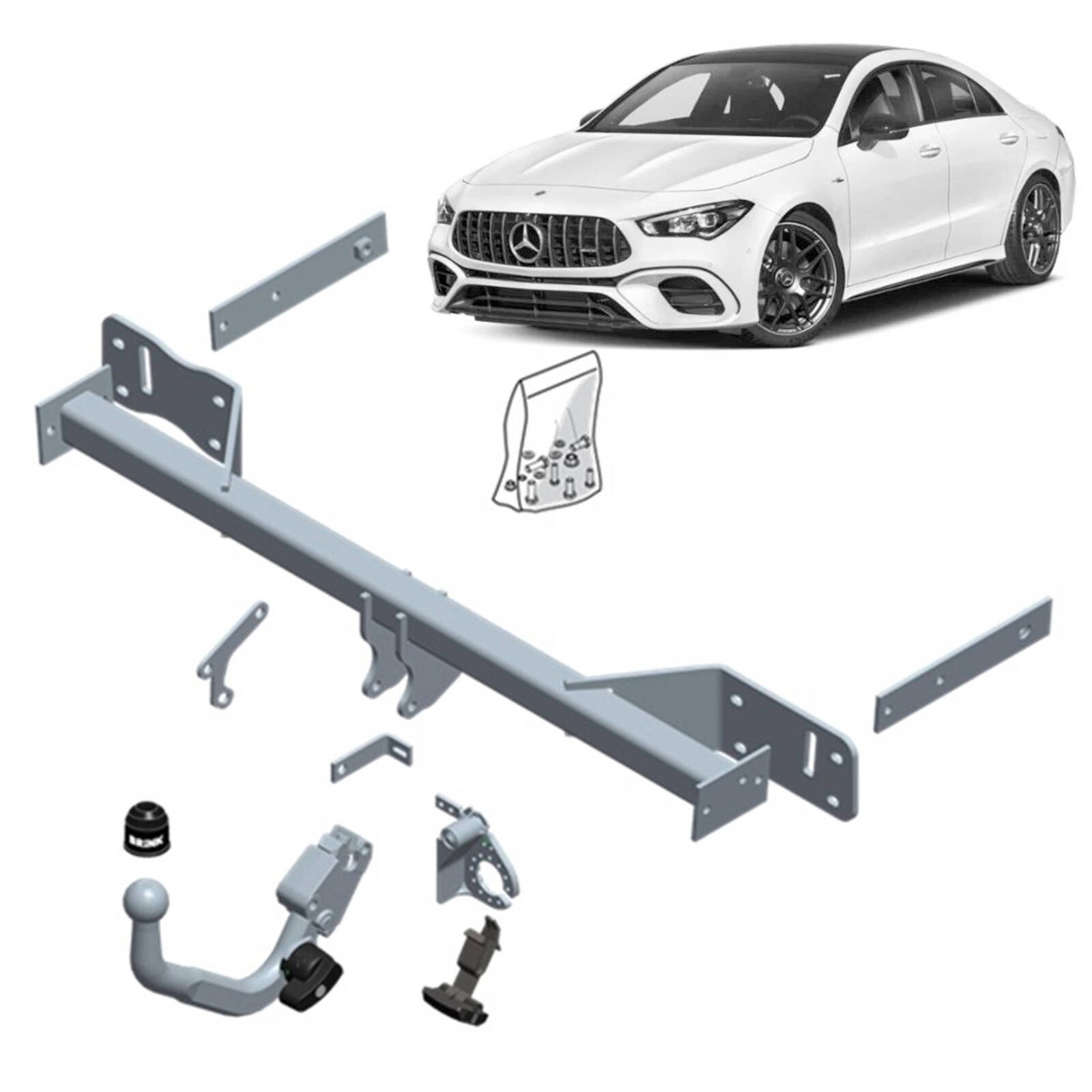 Brink Towbar for MERCEDES-BENZ CLA (01/2015 - 03/2019), MERCEDES-BENZ CLA (01/2013 - on) image