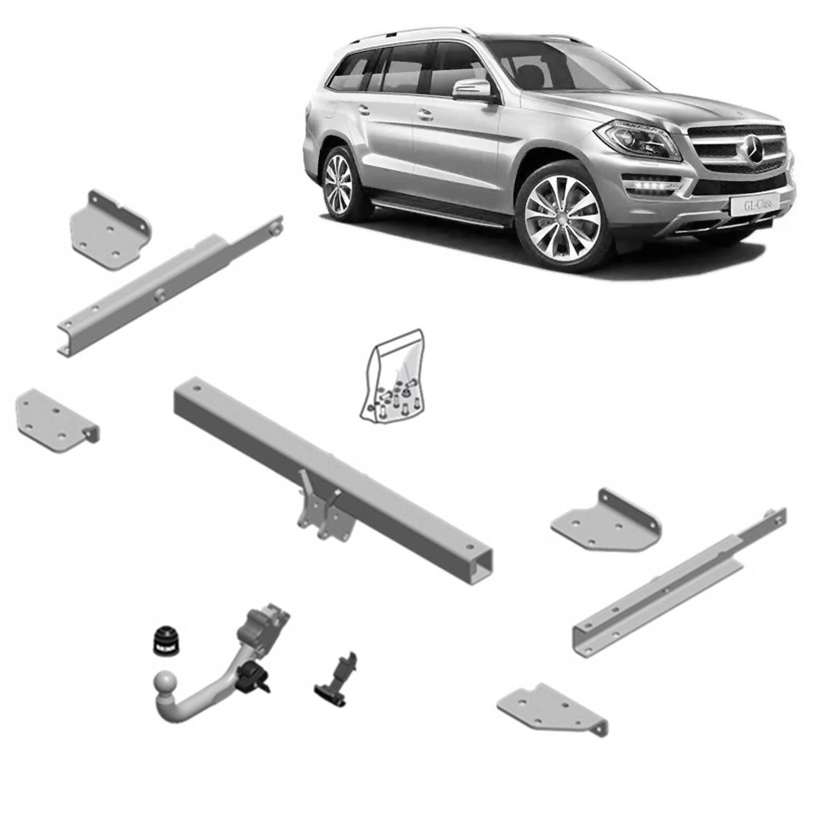 Brink Towbar for MERCEDES-BENZ GL-CLASS (07/2012 - on) image