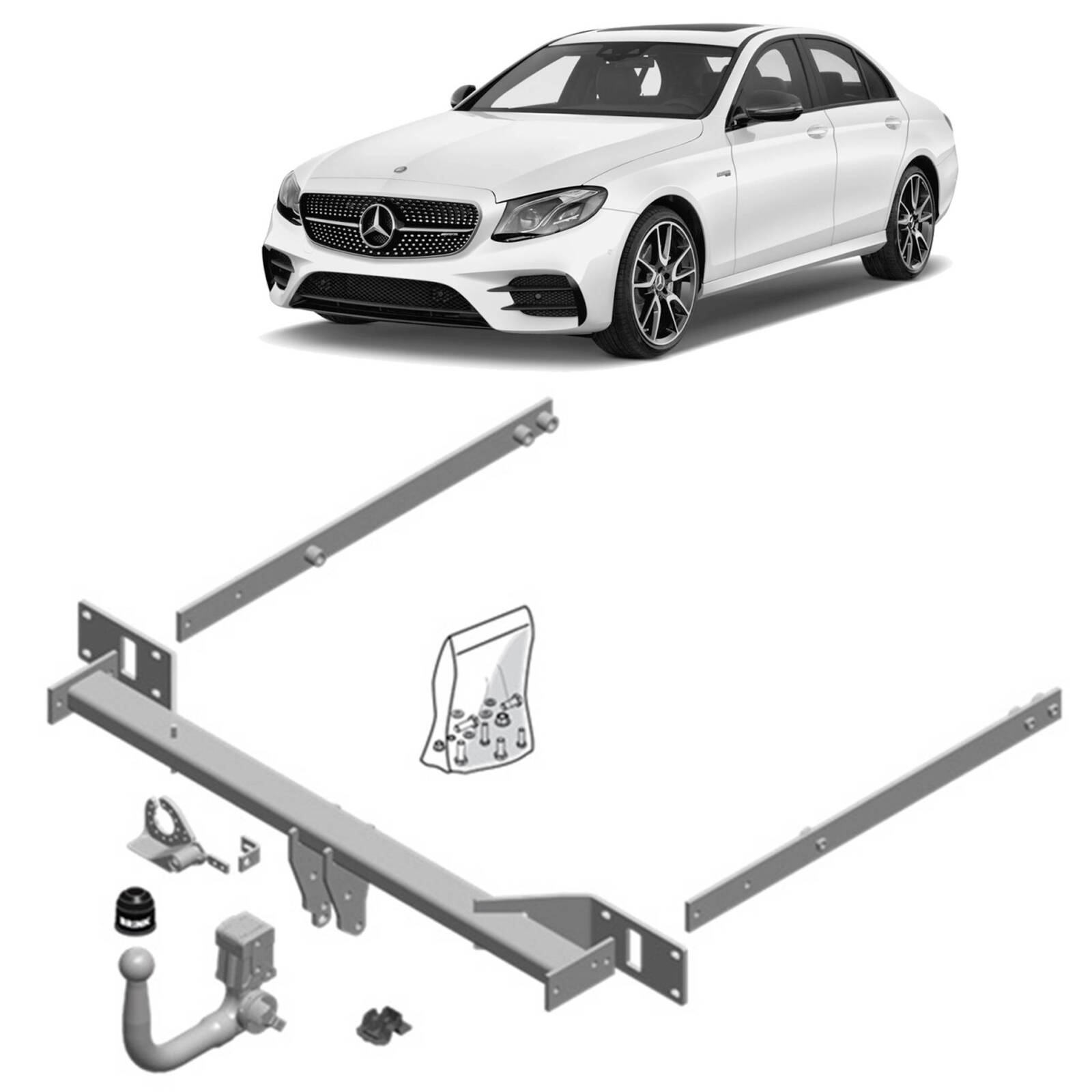 Brink Towbar for MERCEDES-BENZ E-CLASS (08/2009 - on) image