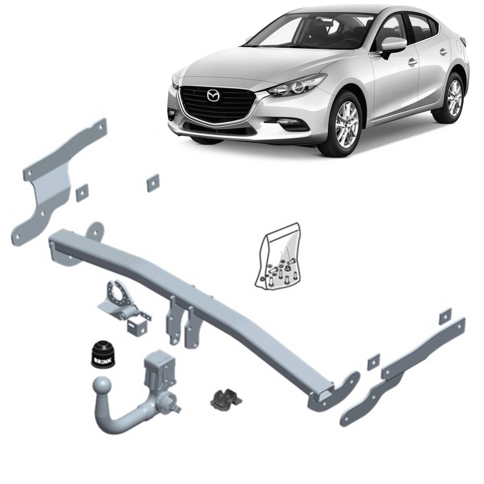 Brink Towbar for Mazda 3 (11/2013 - 02/2019) image