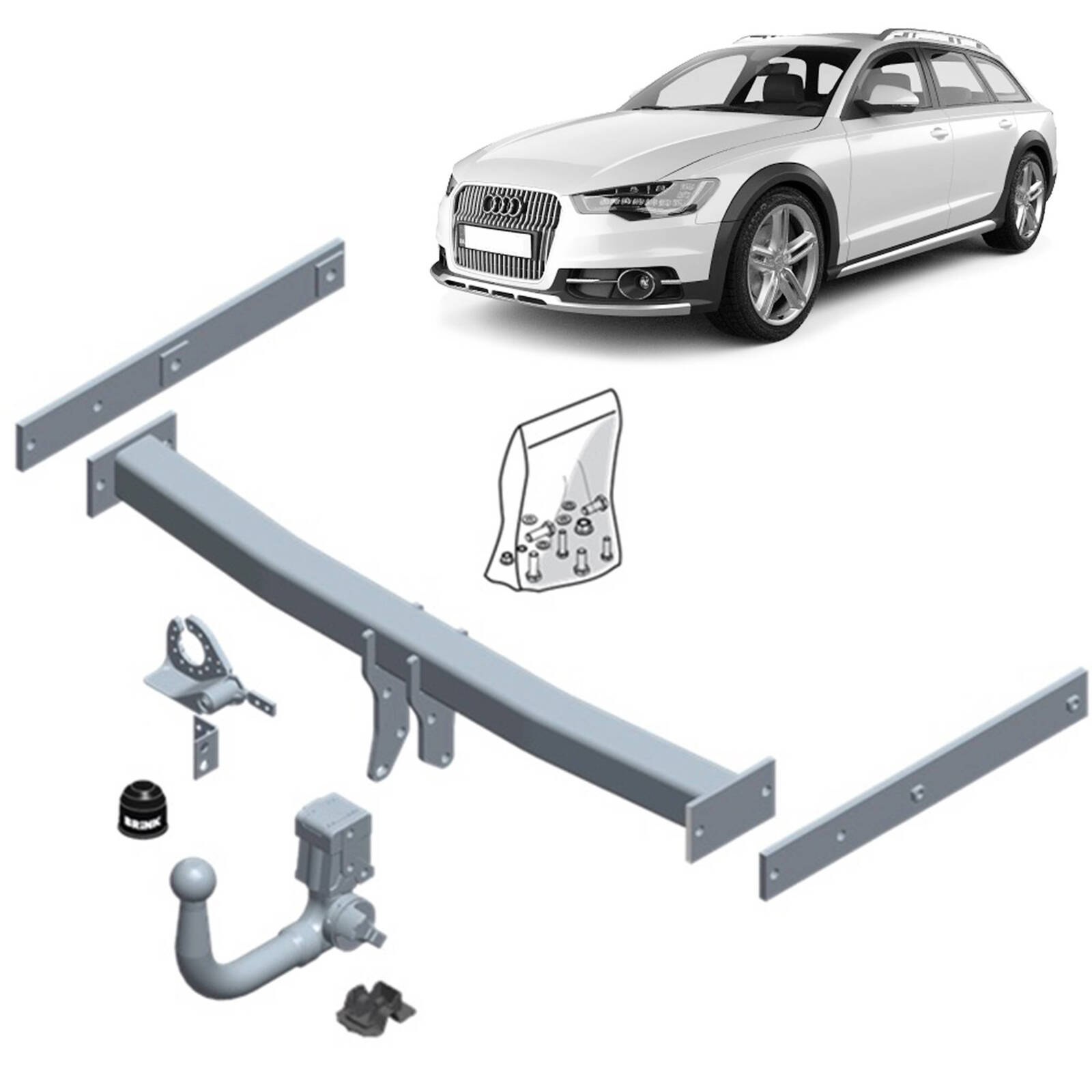 Brink Towbar for Audi A6 (05/2011 - 09/2018), Audi A6 (11/2010 - 09/2018), Audi A7 (10/2010 - 05/2018) image