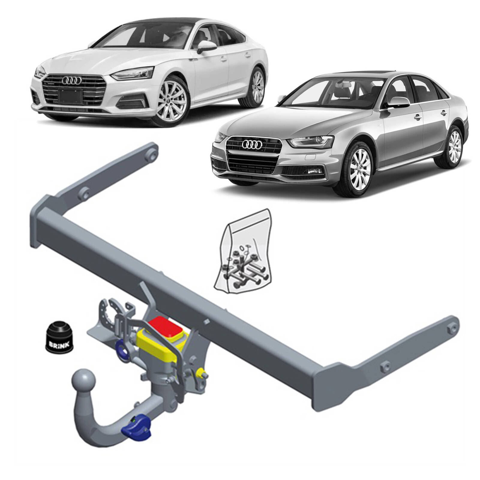 Brink Towbar for Audi A4 (08/2015 - 09/2019), Audi A4 (05/2015 - 09/2019), Audi A5 (01/2020 - on) image