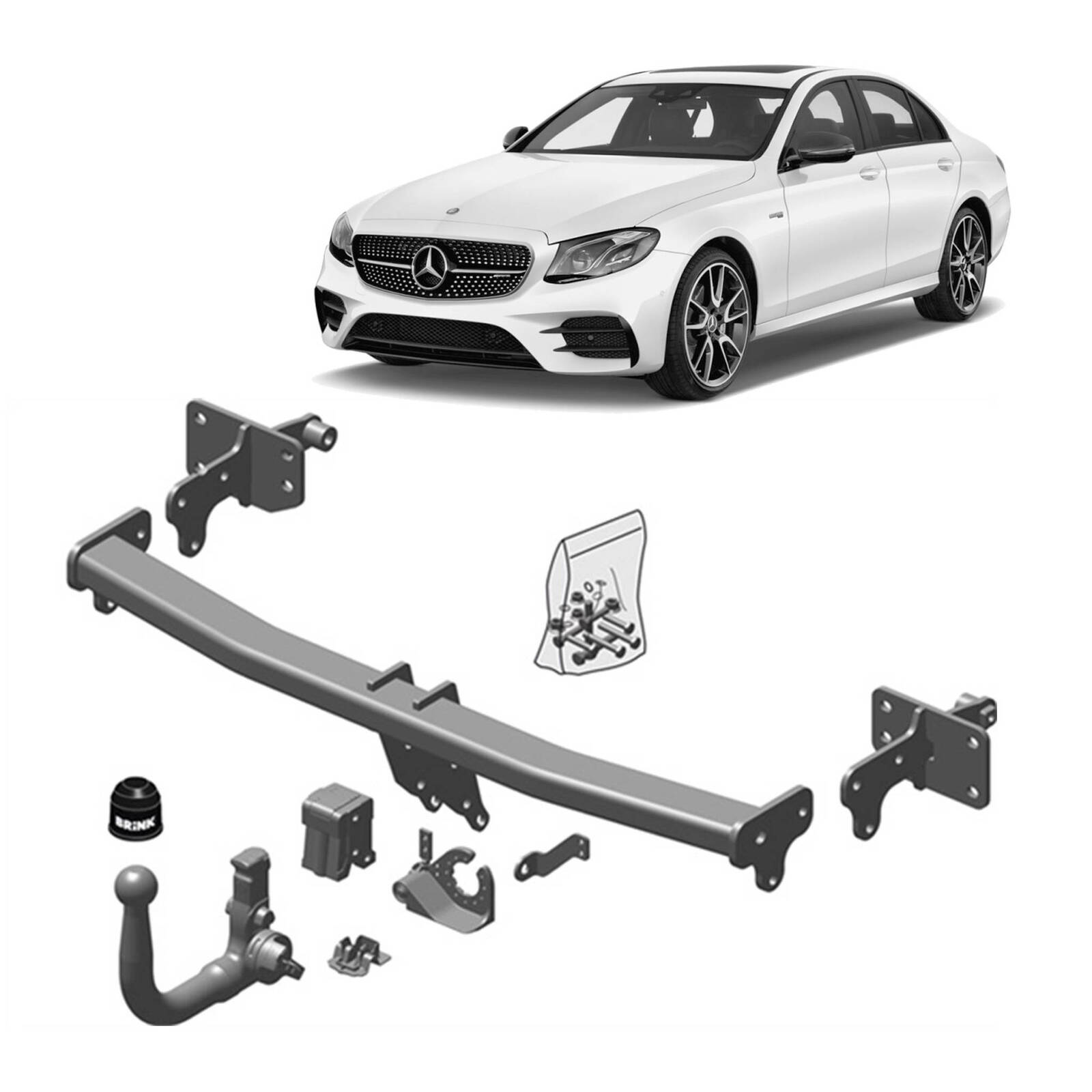 Brink Towbar for MERCEDES-BENZ E-CLASS (01/2016 - on), MERCEDES-BENZ E-CLASS (01/2017 - on) image