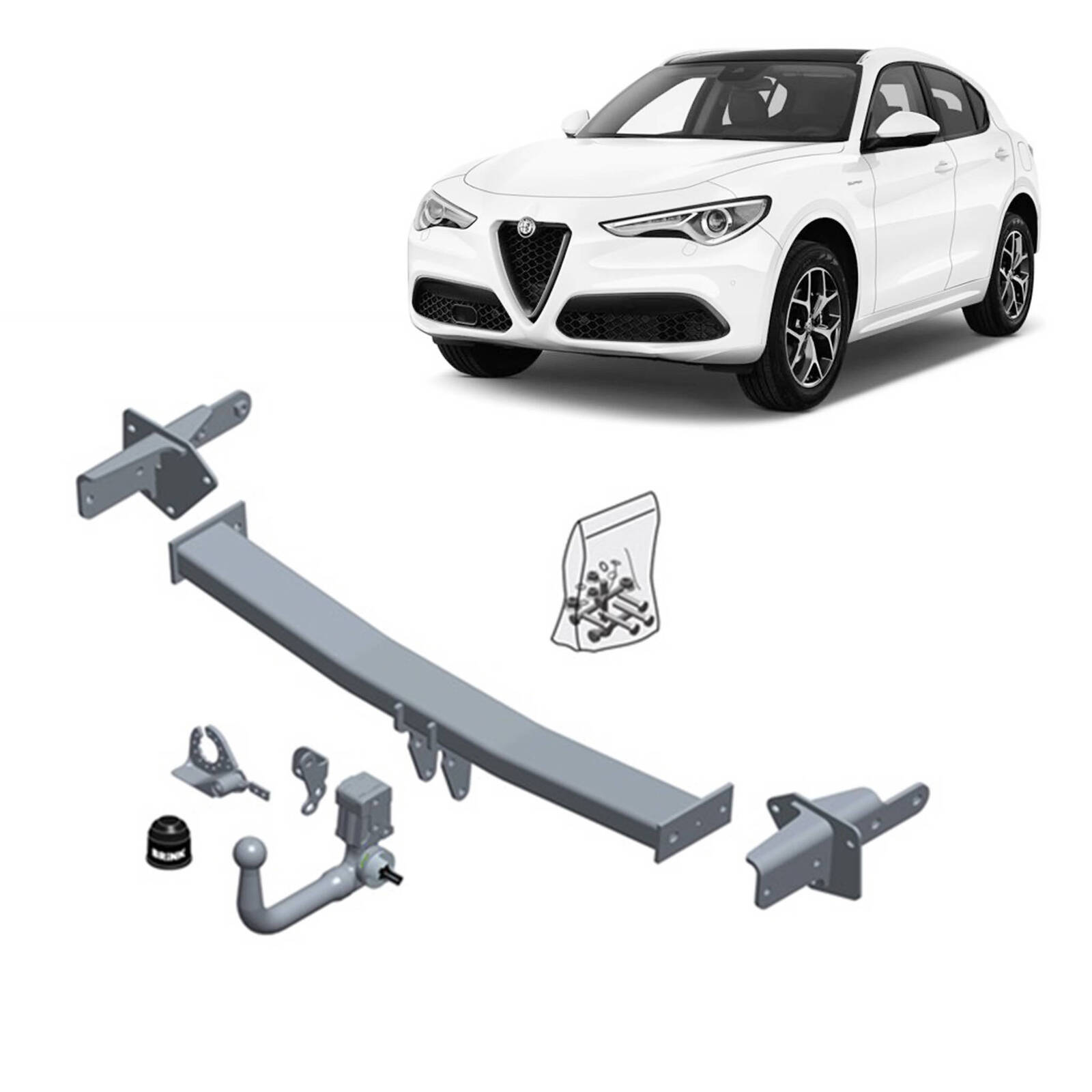 Brink Towbar for Alfa Romeo Stelvio (12/2016 - on) image