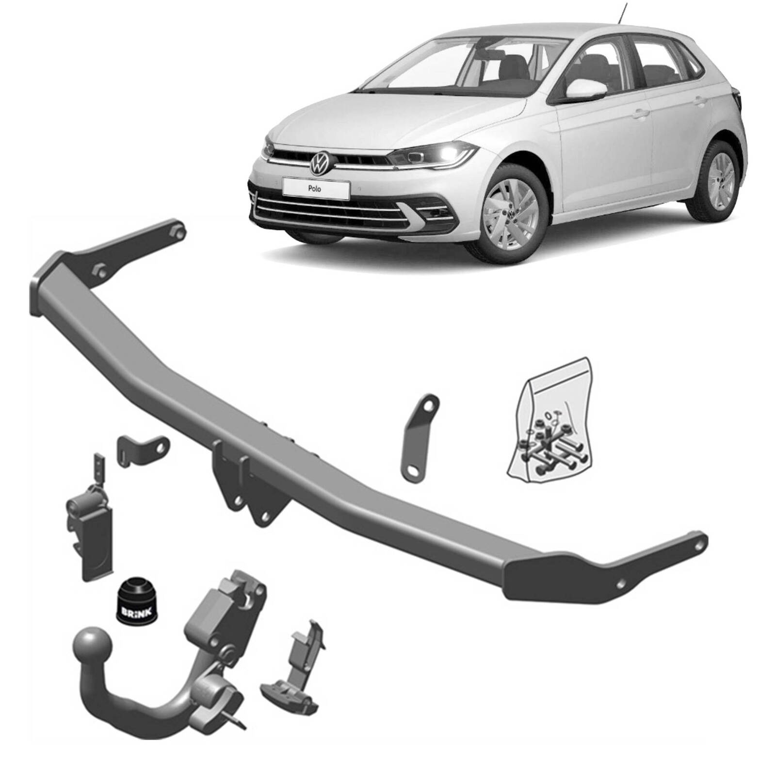 Brink Towbar for Volkswagen Polo (06/2017 - on) image