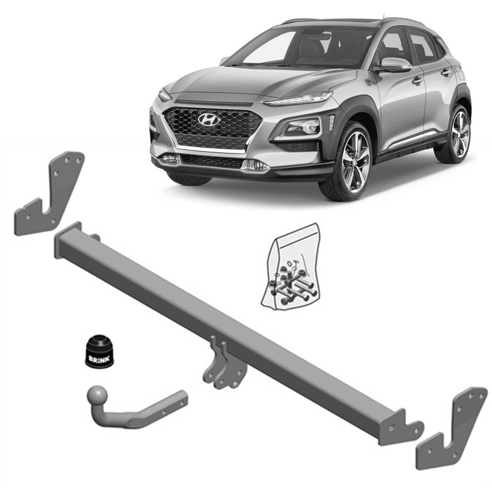 Brink Towbar for Hyundai Kona (09/2017 - 04/2023) image