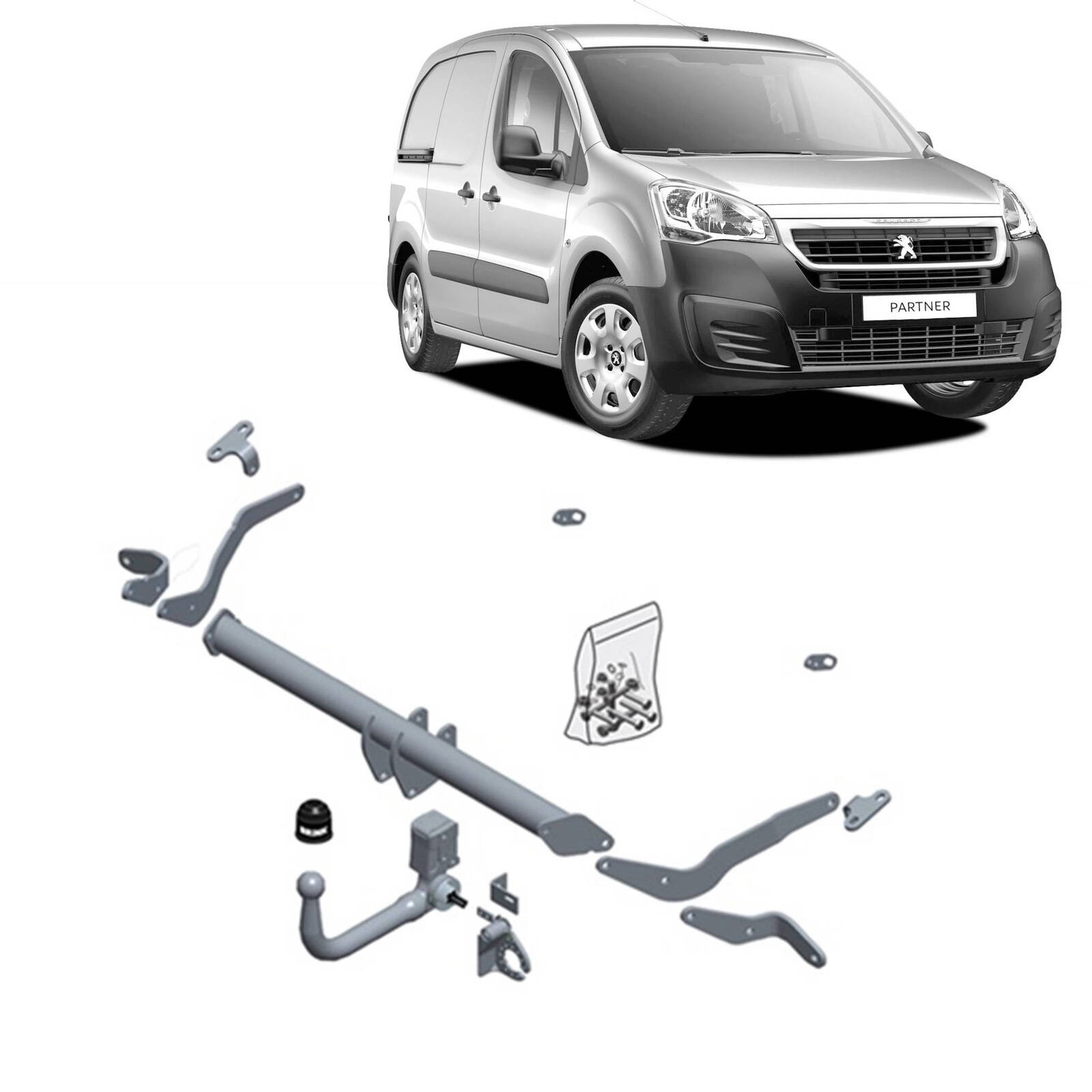 Brink Towbar for Peugeot Partner (09/2018 - on) image