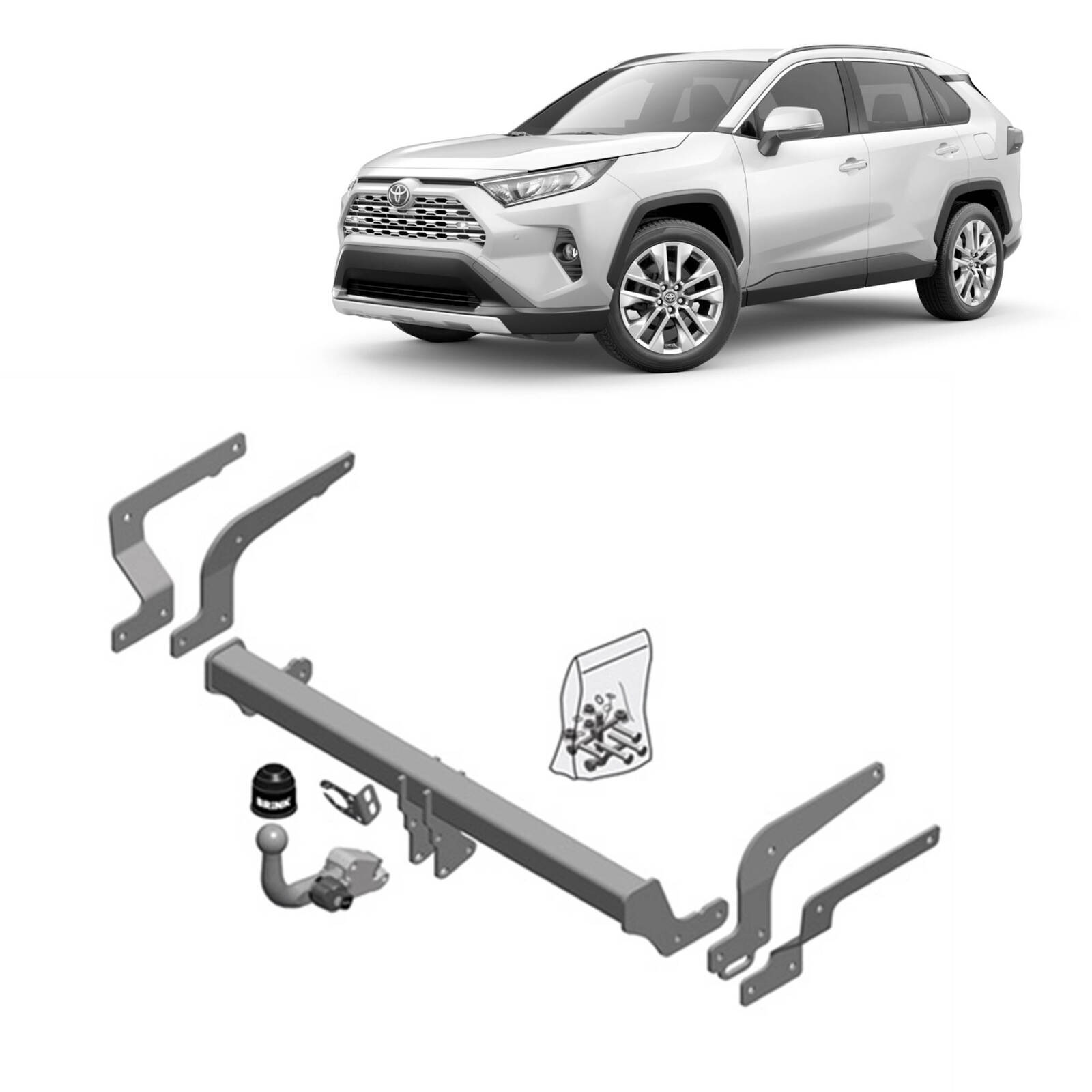 Brink Towbar for Toyota Rav4 (01/2019 - on), Toyota Rav4 (12/2018 - on) image