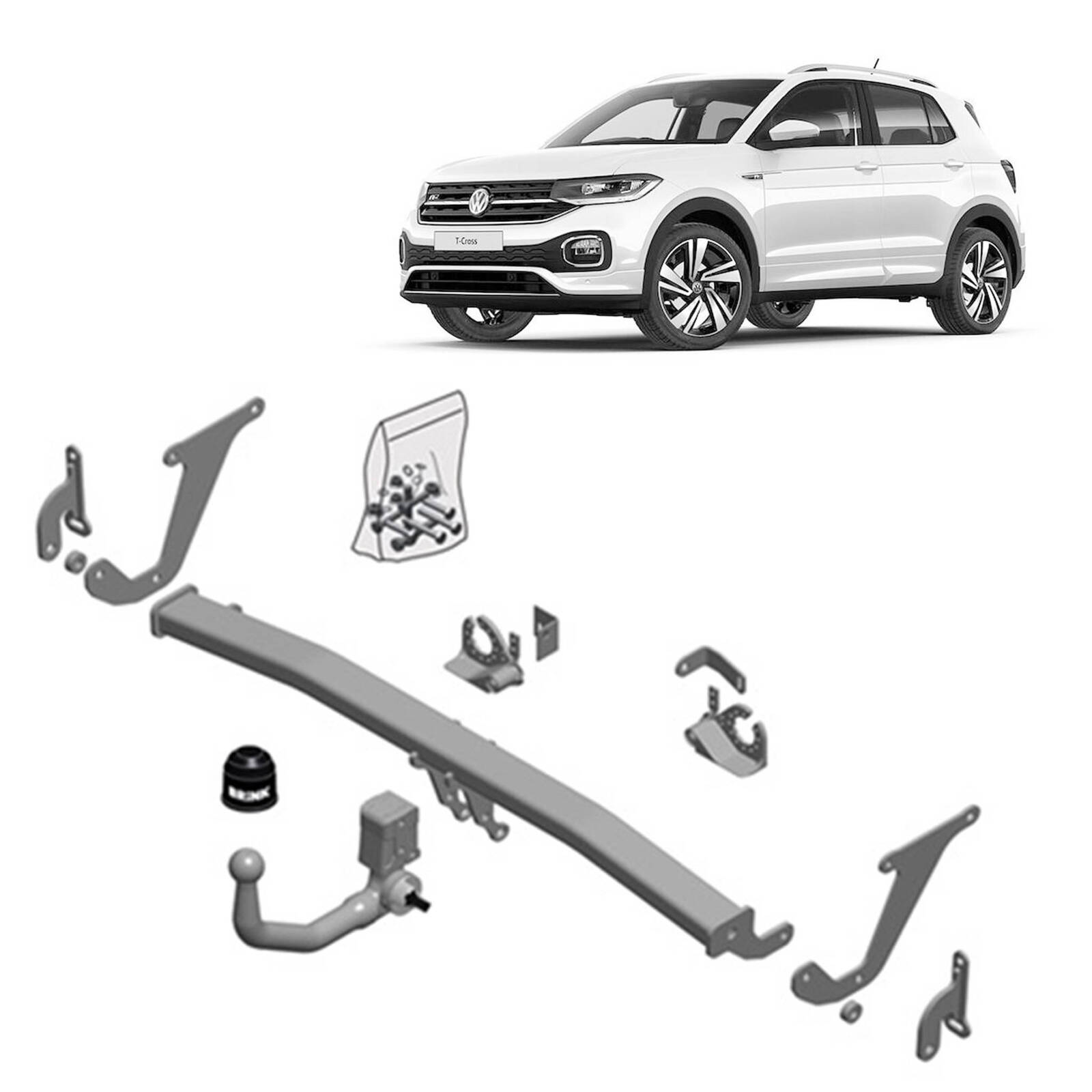 Brink Towbar for Peugeot 3008 (05/2016 - on), Citroen C5 (05/2019 - on) image