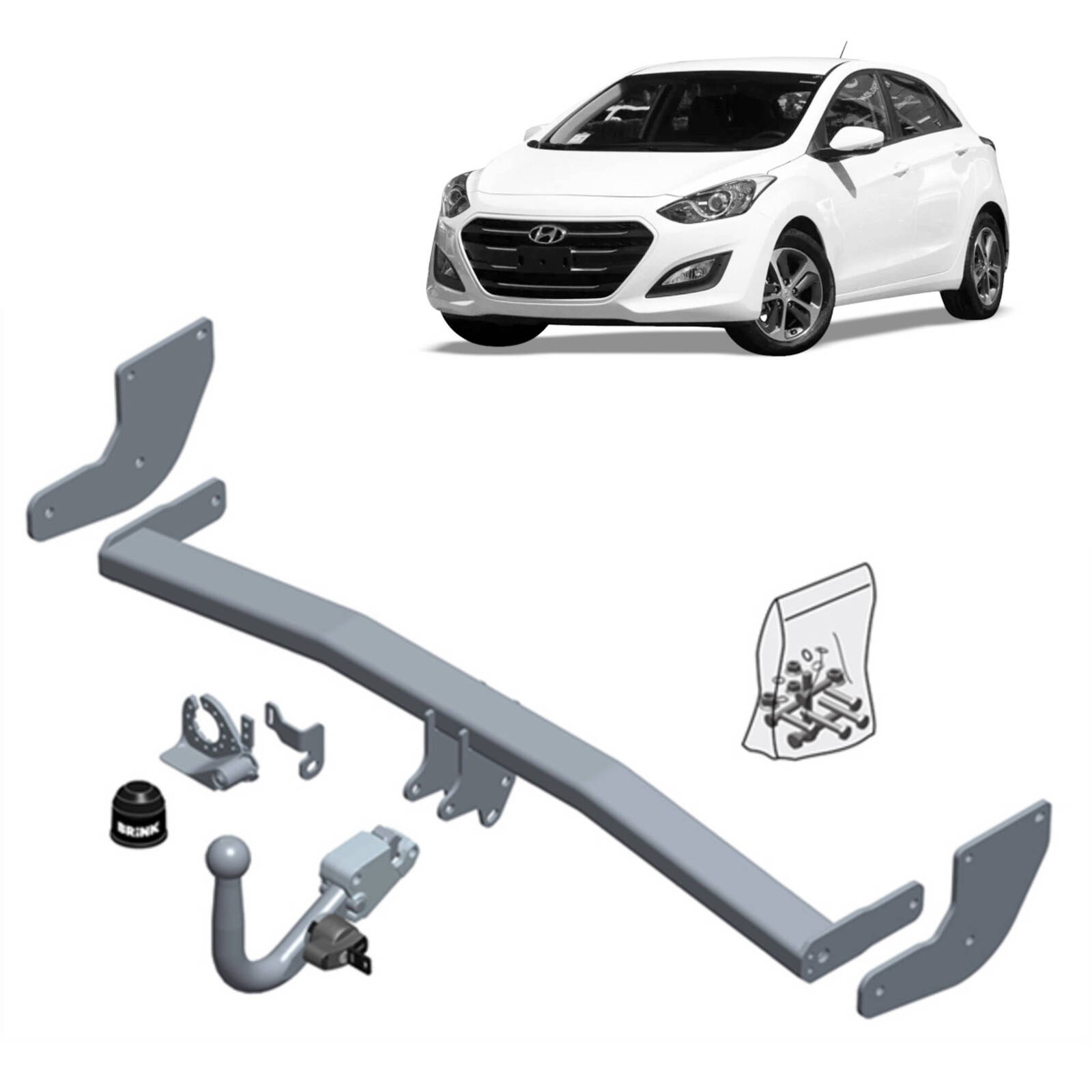 Brink Towbar for Hyundai i30 (11/2016 - on) image