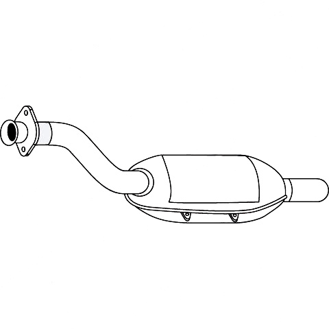 Redback Enviro Catalytic Converter for Peugeot 206 (06/2003 - 12/2007) image