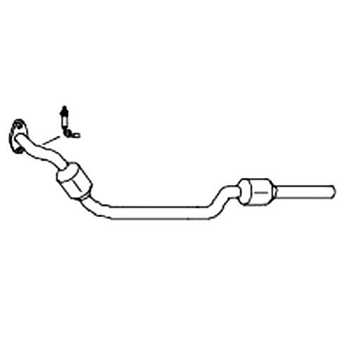 Redback Enviro Catconverters Underfloor for MERCEDES-BENZ M-CLASS (09/1999 - 10/2001) image