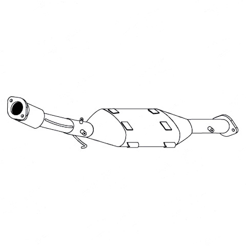 Redback Catalytic Converter for Nissan X-TRAIL (10/2000 - 07/2007) image