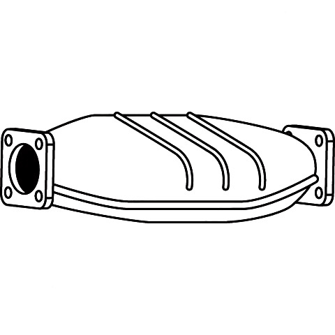 Redback Enviro Catalytic Converter for Daewoo Cielo (02/1995 - 08/1997), 1.5i (07/1994 - 10/1995), Espero (03/1995 - 07/1997) image