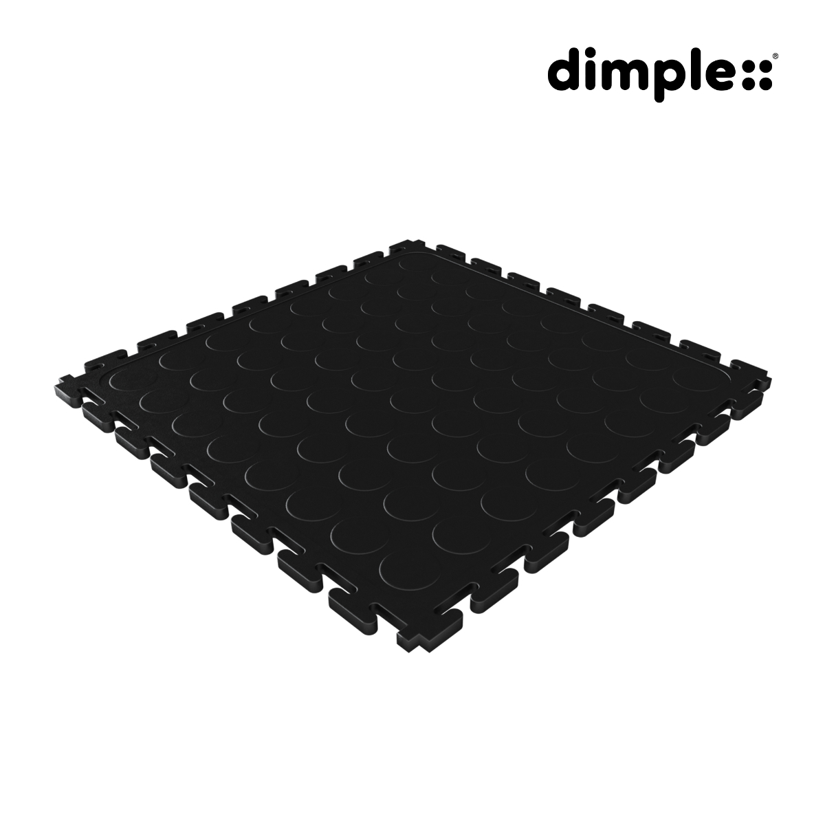 Dimple Floor Interlocking PVC Tile image