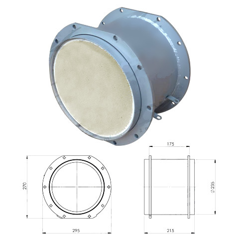 Redback Diesel Particulate Filter for Isuzu NPR (08/2015 - on), Npr200 (01/2008 - 2016), Nlr200 (2010 - 2016), Npr250 (09/2005 - 2008), Isuzu FVR165-2 image