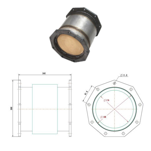 Redback Enviro Diesel Particulate Filter for Mitsubishi Rosa (06/2008 - on) image