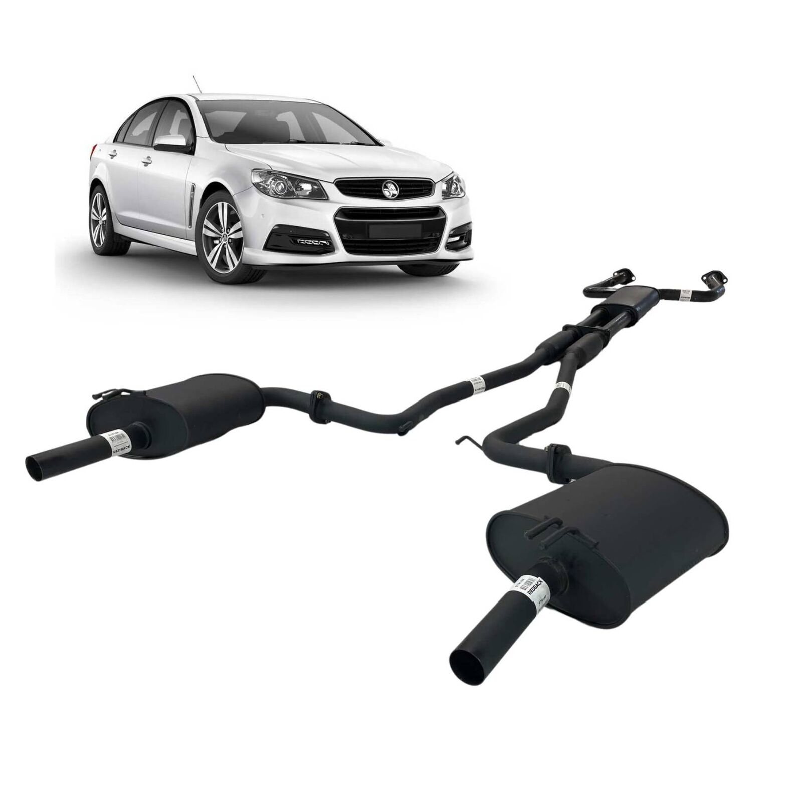 Redback Dual 2.25" Dual Exhaust for Holden Commodore VE/VF Sedan image